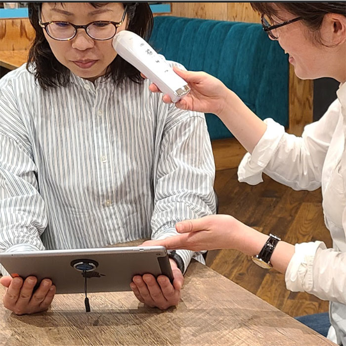 【ららぽーと富士見店】マイクロスコープによるスキンケアチェック